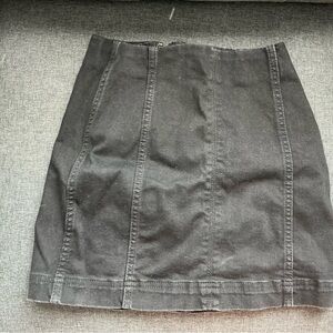 Wild Fable (Target) Black Jean Skirt